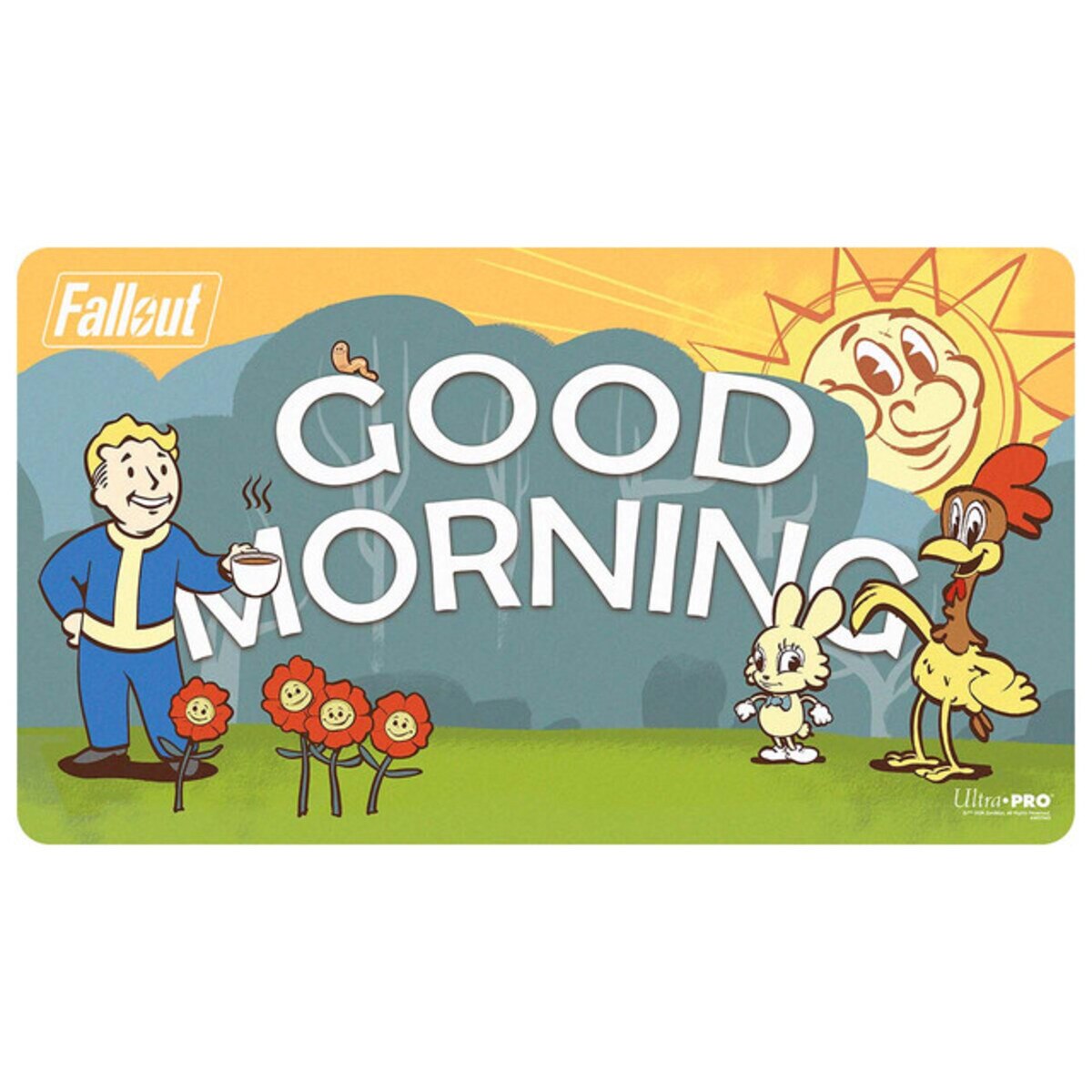 Ultra Pro: Fallout - Good Morning/Good Evening Double-Sided Playmat