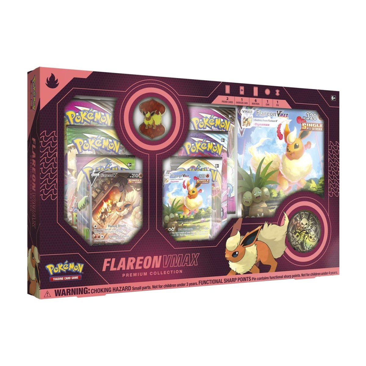 Pokémon TCG: Flareon VMAX Premium Collection