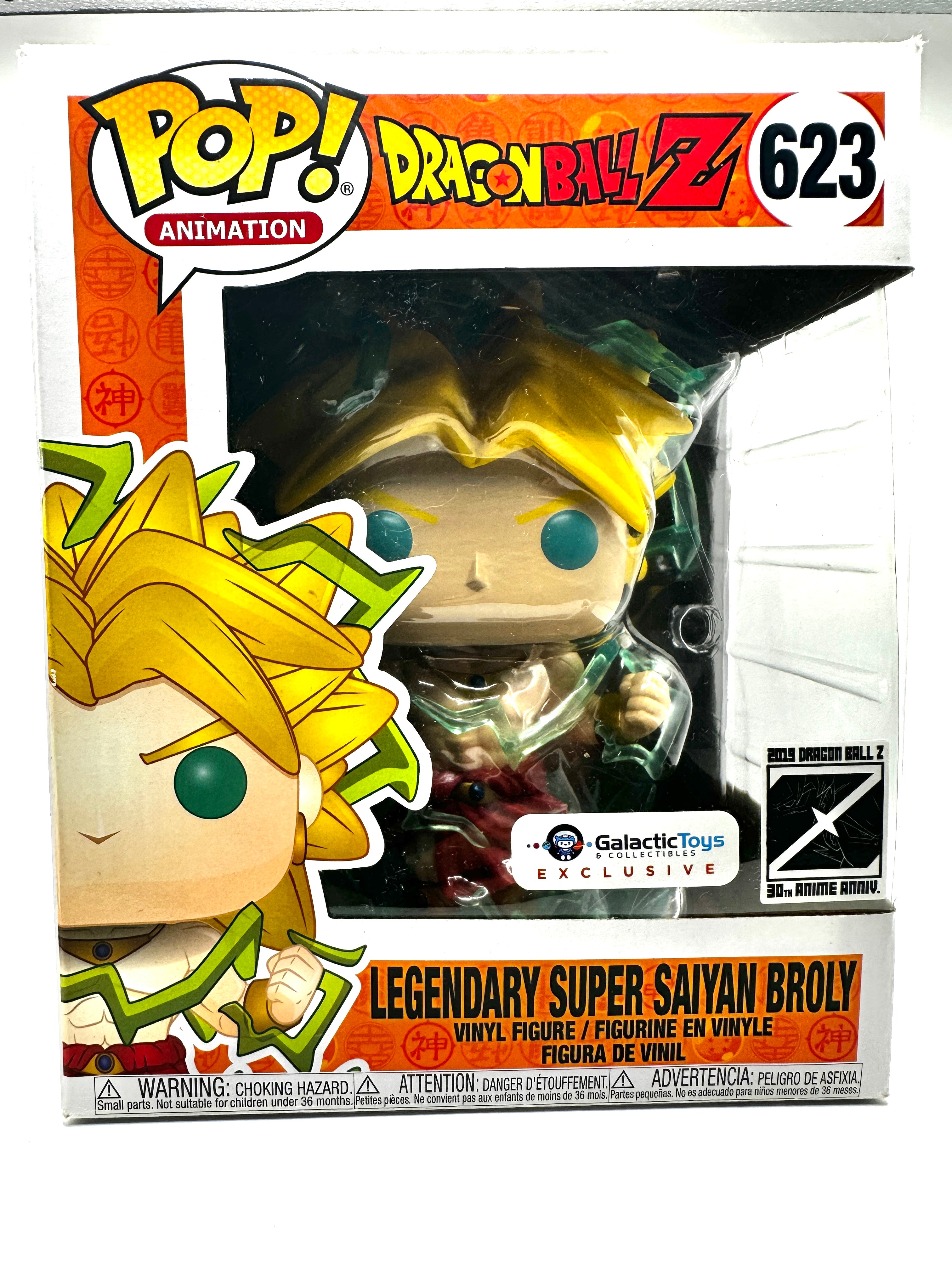 POP! Animation—Dragonball Z—Legendary Super Saiyan Broly #623—(Galatic Toys Exclusicve)(2019 DBZ 30th Anniversary)