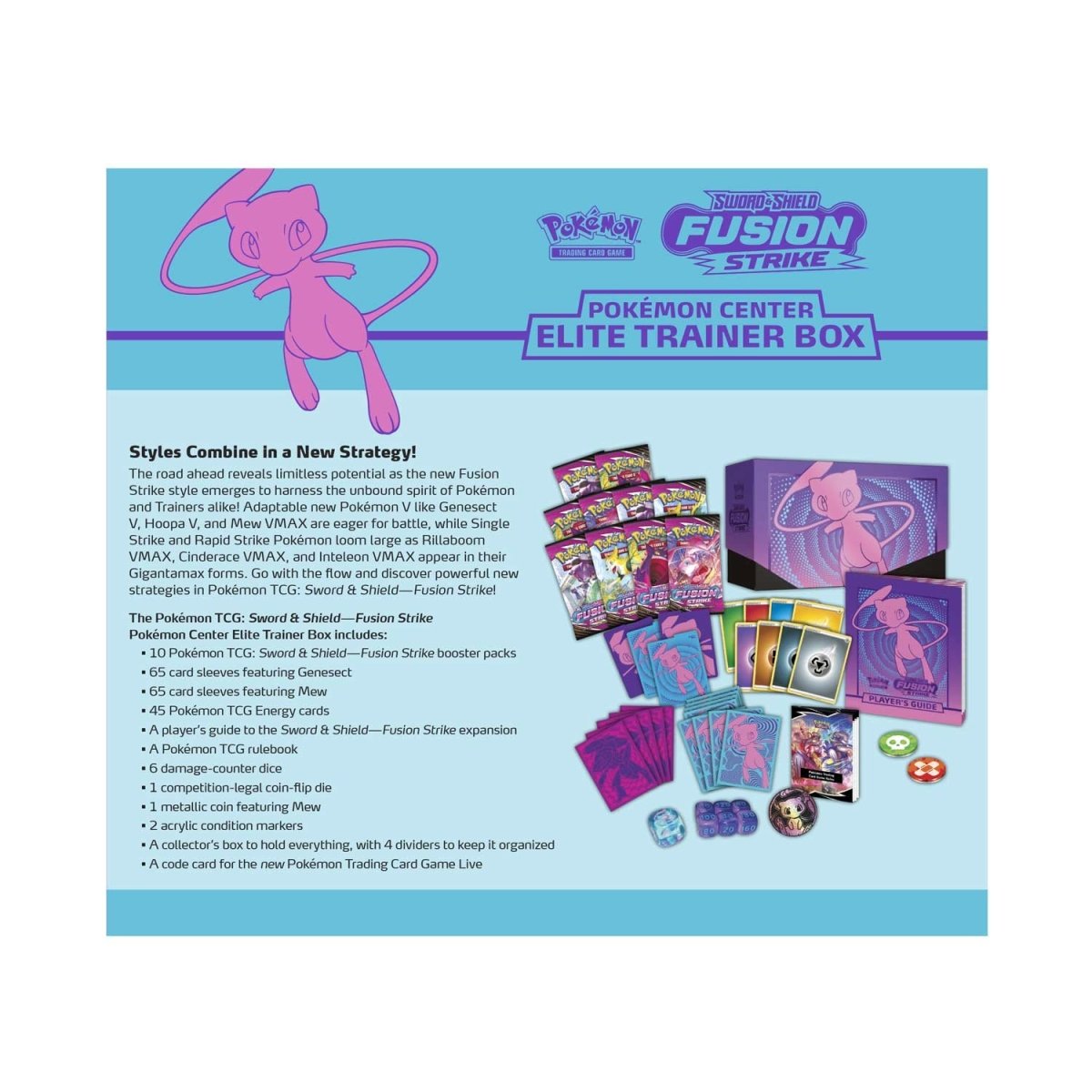 Pokémon TCG: Sword & Shield—Fusion Strike Pokémon Center Elite Trainer Box