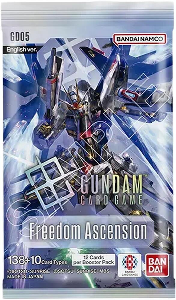 Gundam Card Game: Freedom Ascension (GD05) Booster Pack