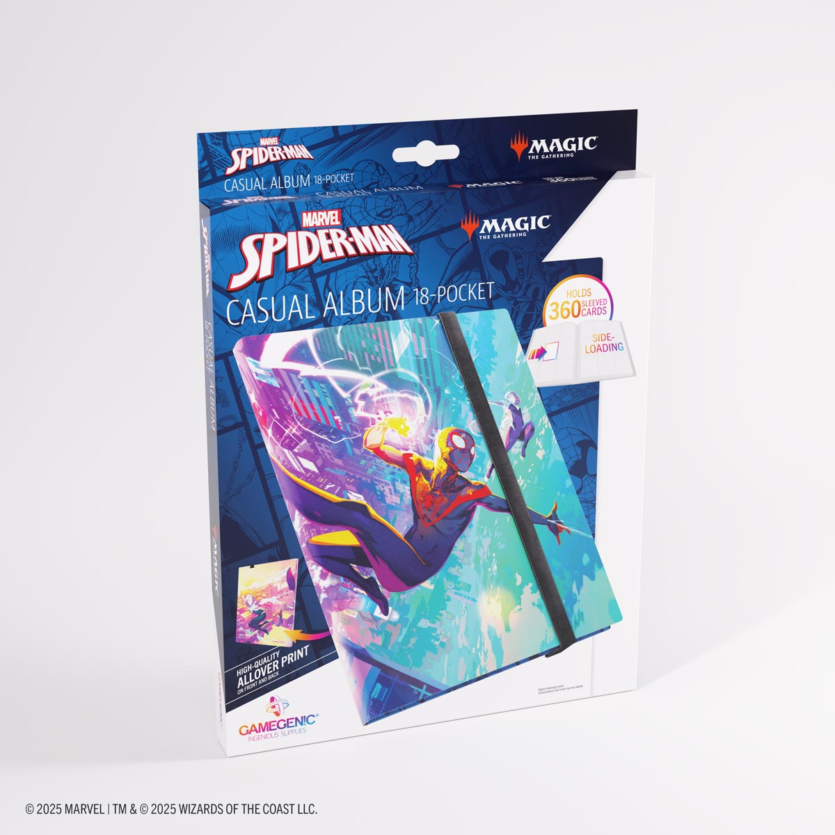 Gamegenic Magic: The Gathering 18-Pocket Casual Album Binder (Spider-Man/Spider-Gwen)