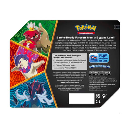 Pokémon TCG: Divergent Powers Tin (Hisuian Decidueye V)