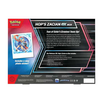 2025 Pokémon TCG: Hop's Zacian ex Box