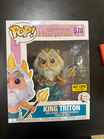 Pop! 570 Disney The Little Mermaid Hot Topic Exclusive (Damaged Box)
