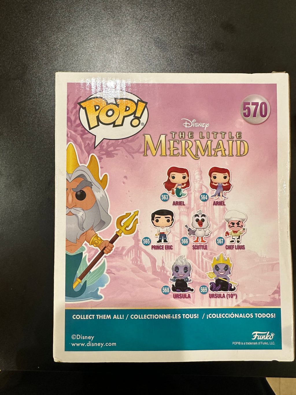 Pop! 570 Disney The Little Mermaid Hot Topic Exclusive (Damaged Box)