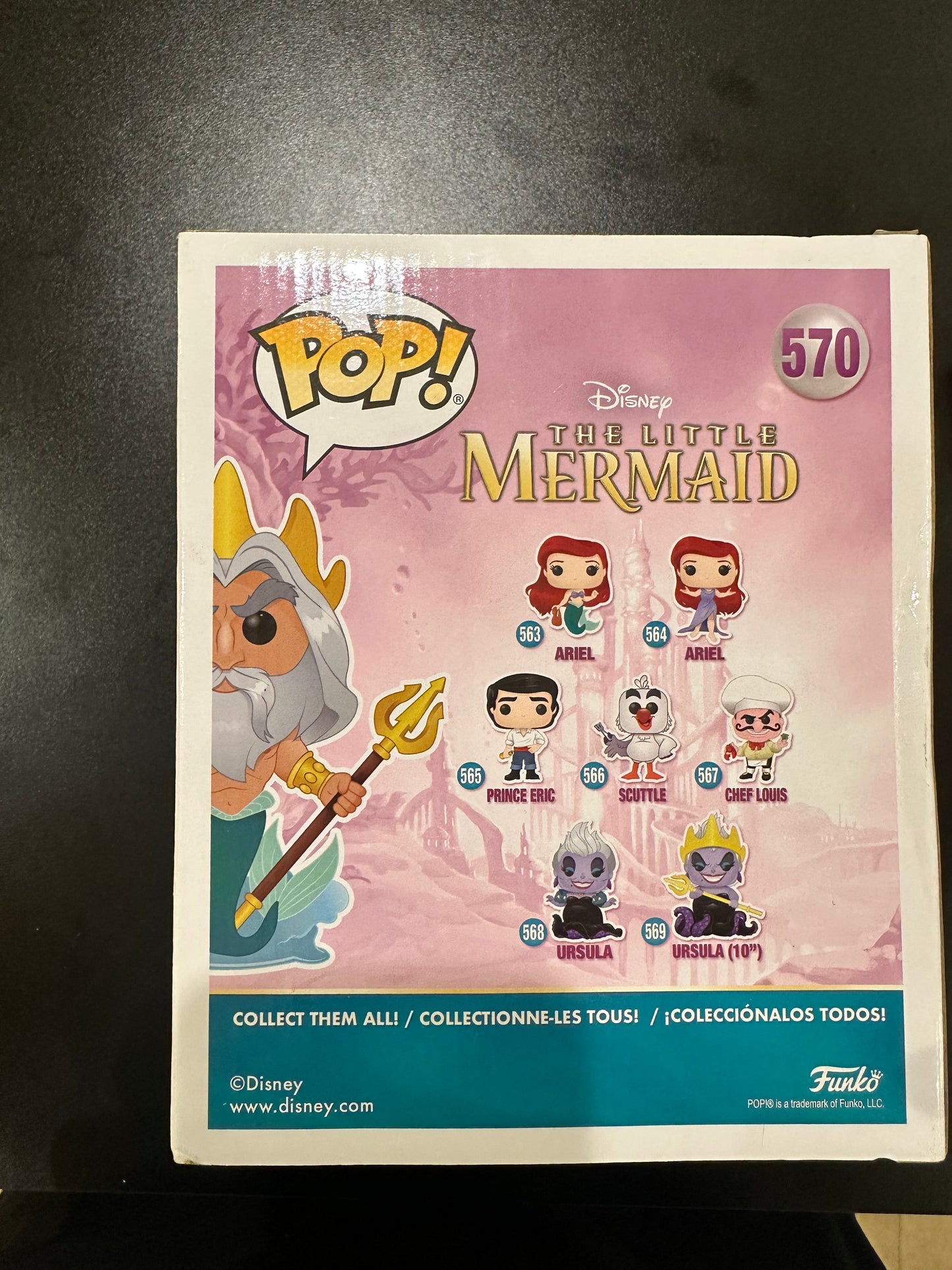 Pop! 570 Disney The Little Mermaid Hot Topic Exclusive (Damaged Box)