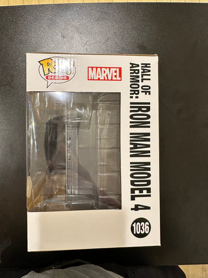 Pop! Deluxe 1036 Hall of Armor: Iron Man Model 4 Special Edition (Damaged Box)