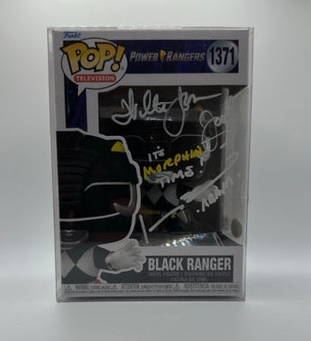 POP! Television—Power Rangers—Black Ranger #1371—(Autograph)