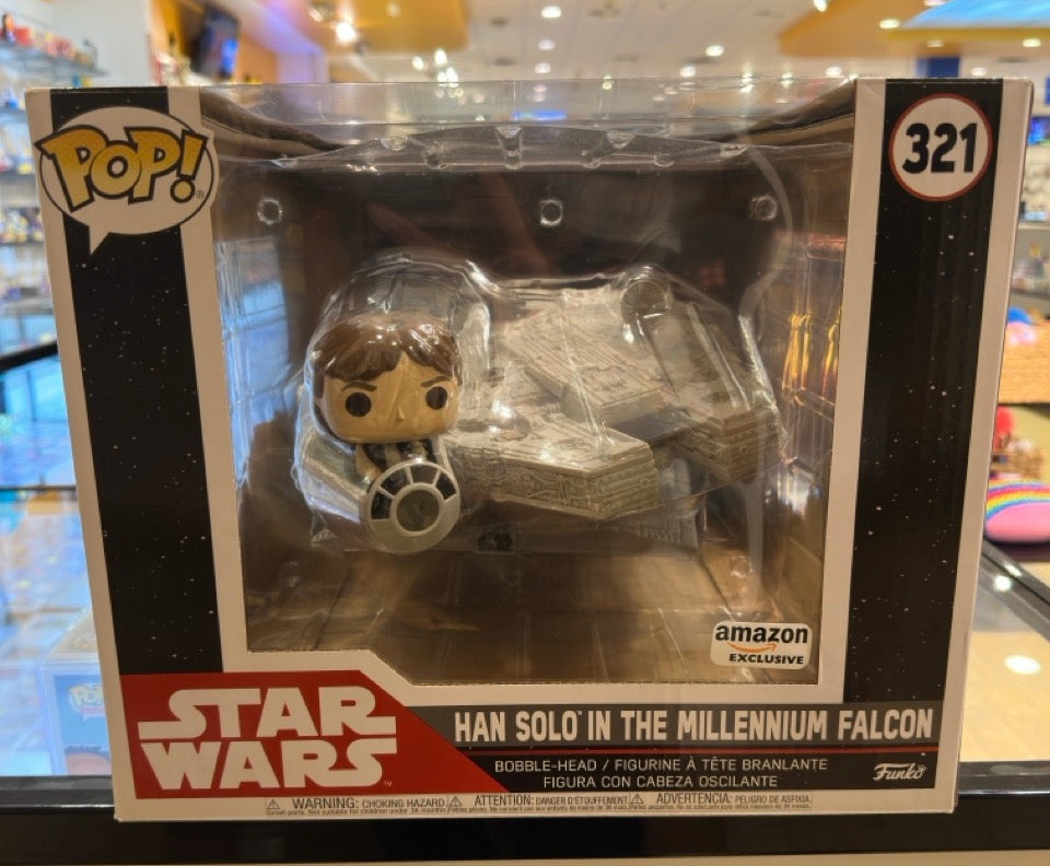 POP! —Star Wars—Han Solo In The Millennium Falcon—(Amazon Exclusive)