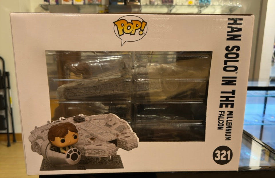 POP! —Star Wars—Han Solo In The Millennium Falcon—(Amazon Exclusive)