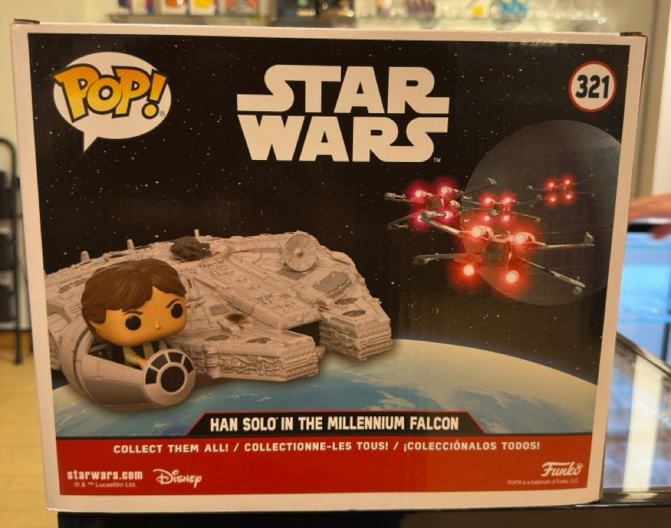 POP! —Star Wars—Han Solo In The Millennium Falcon—(Amazon Exclusive)