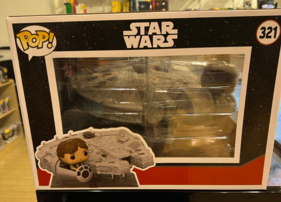 POP! —Star Wars—Han Solo In The Millennium Falcon—(Amazon Exclusive)