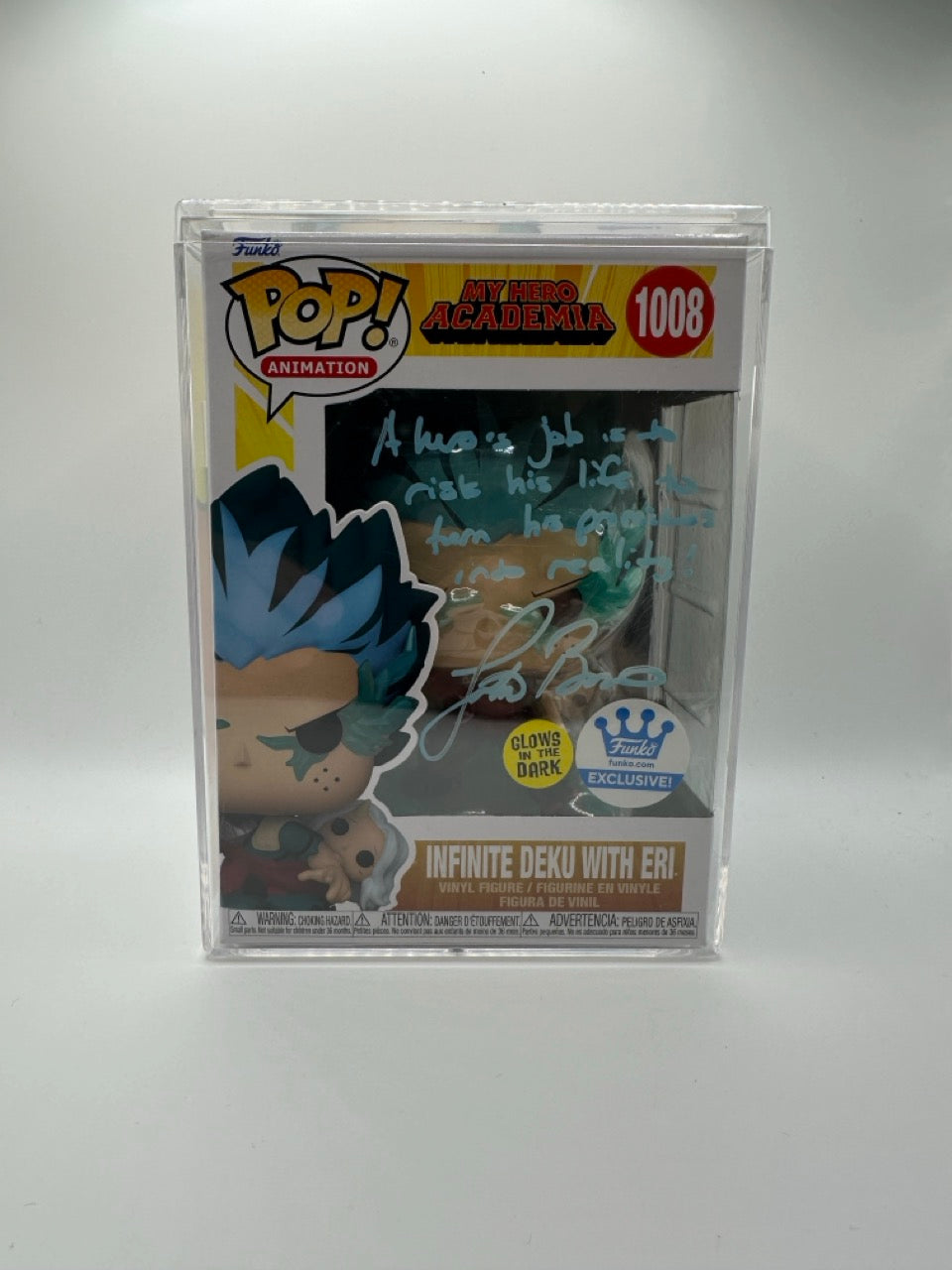 POP! Animation—My Hero Academia—Infinite Deku With Eri—(GITD)(Funko Exclusive)(Signed)