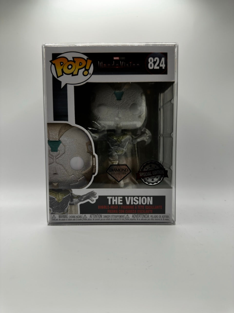 POP! Marvel—Wanda Vision—The Vision #824—(Diamon Collection)(Special Edition)