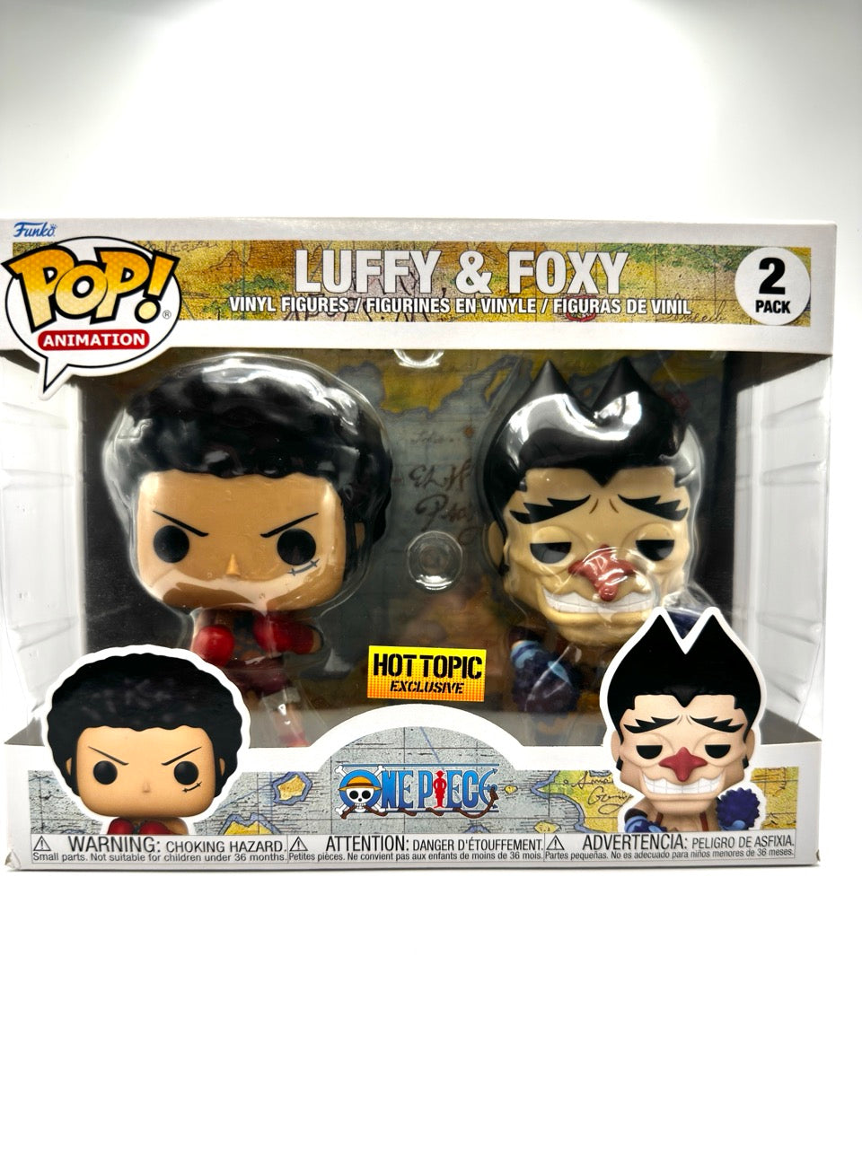POP! Animation—One Piece—Luffy & Foxy 2 Pack—(Hot Topic Exclusive)