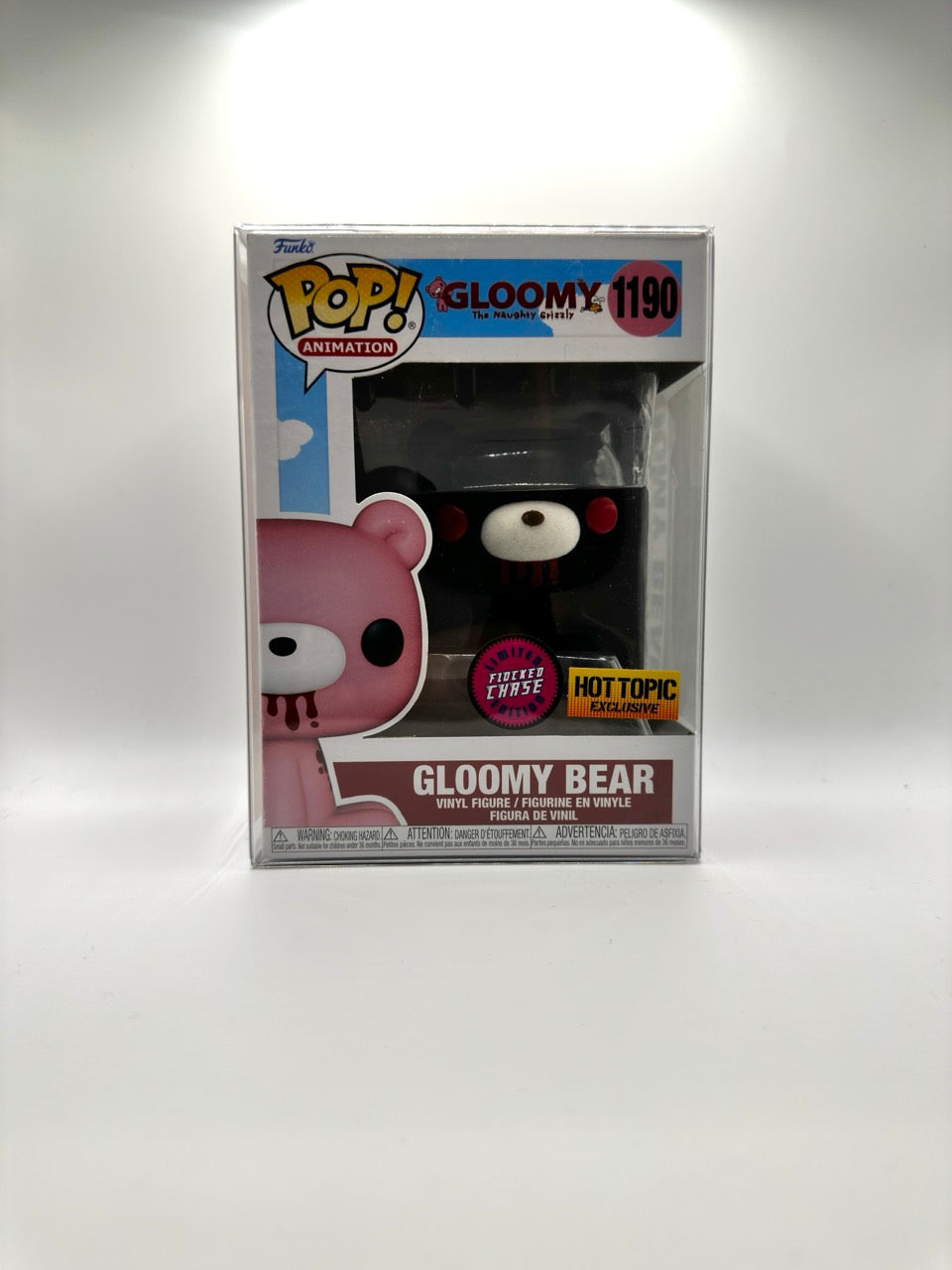 POP! Animation—Gloomy The Naughty Grizzly—Gloomy Bear #1190—(Flocked Chase)(Hot Topic Exclusive)