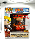 POP! Rides—Naruto Shippuden—Naruto On Gamakichi #106—(Hot Topic Exclusive) (Autograph)