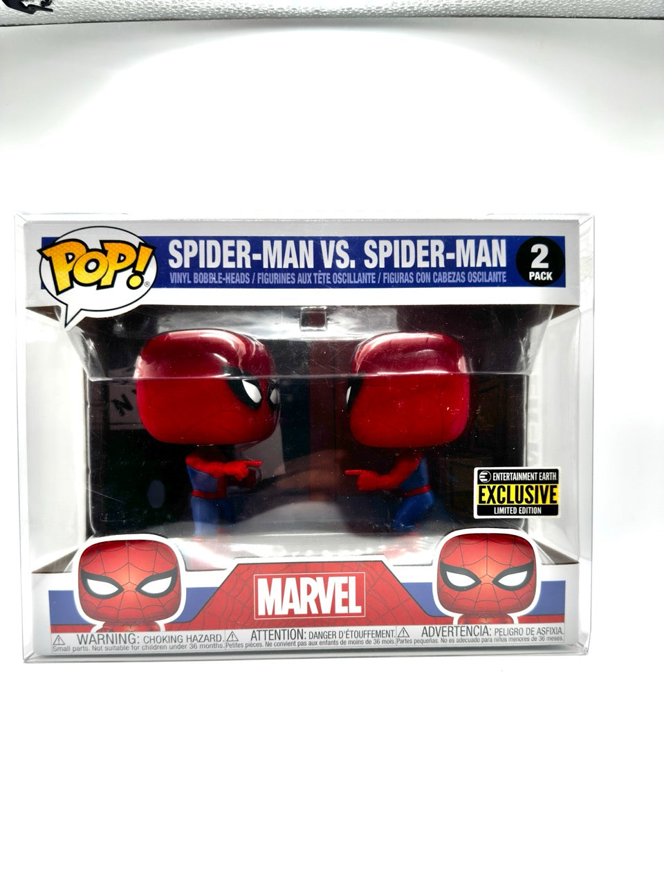 POP! Marvel—Marvel—Spider-Man vs. Spider-Man 2 pack—(Entertainment Earth Exclusive)