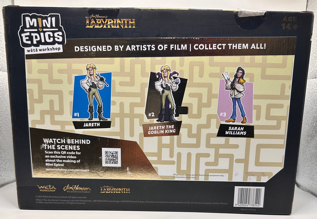 Labyrinth Sarah with The Worm and Ludo Mini Epic Vinyl Figure 2-Pack