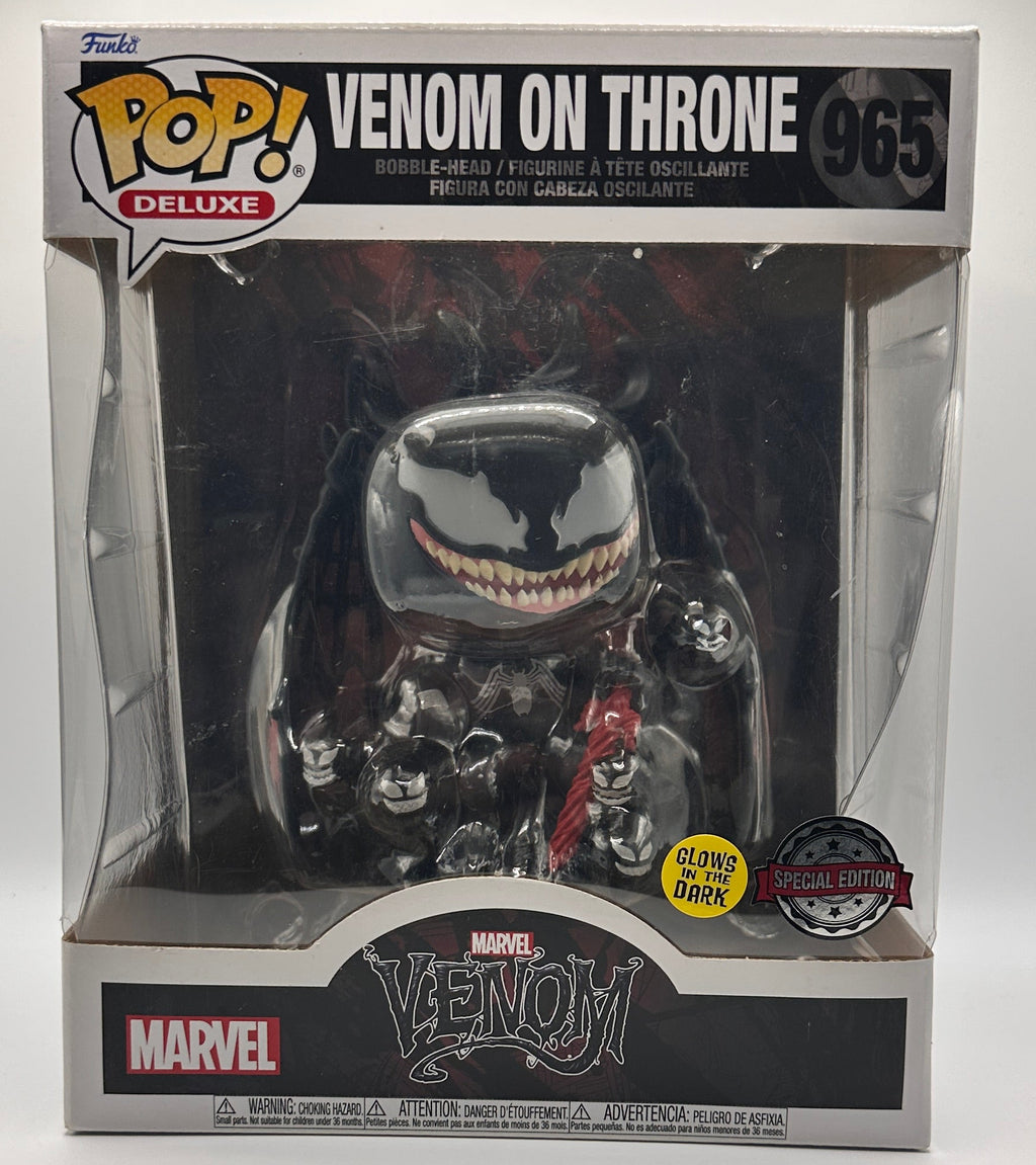 POP! Deluxe—Venom—Venom On Throne #965—(GITD)(Special Edition)