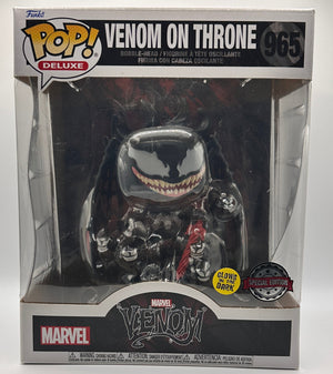 POP! Deluxe—Venom—Venom On Throne #965—(GITD)(Special Edition)