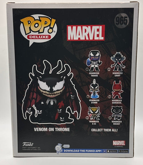 POP! Deluxe—Venom—Venom On Throne #965—(GITD)(Special Edition)