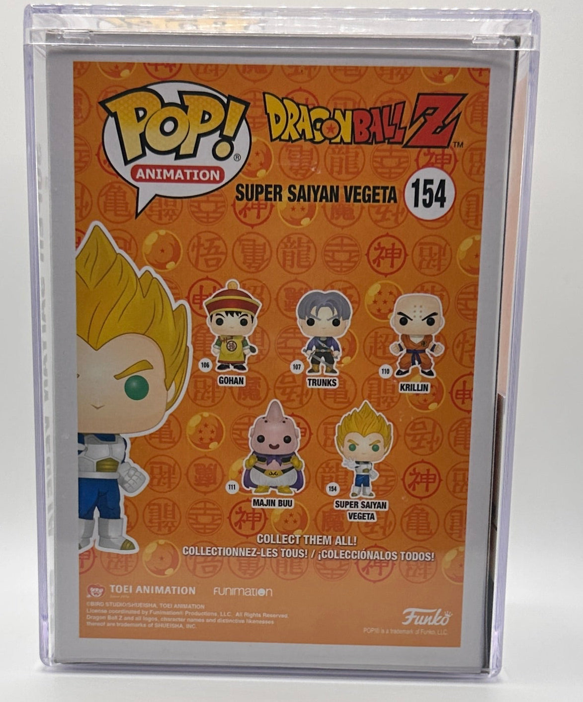 POP! Animation—Dragon Ball Z—Super Saiyan Vegeta #154—(2018 Toy Tokyo Limited Edition) (Signed)