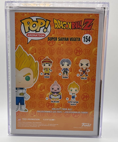 POP! Animation—Dragon Ball Z—Super Saiyan Vegeta #154—(2018 Toy Tokyo Limited Edition) (Signed)