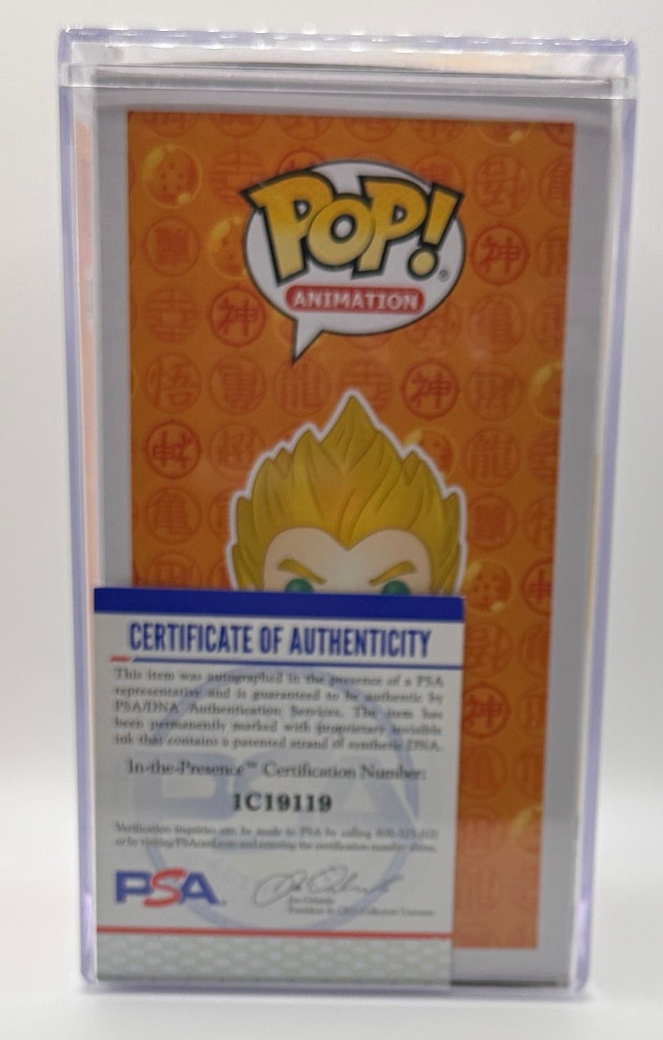 POP! Animation—Dragon Ball Z—Super Saiyan Vegeta #154—(2018 Toy Tokyo Limited Edition) (Signed)