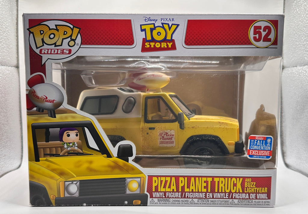 POP! Rides—Toy Story—Pizza Planet Truck & Buzz Lightyear #52—(2018 Funko Convention Limited Edition)