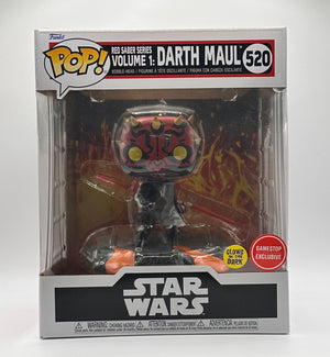 POP! —Star Wars—Red Saber Series Volume 1: Darth Maul #520—(GITD)(Gamestop Exclusive)
