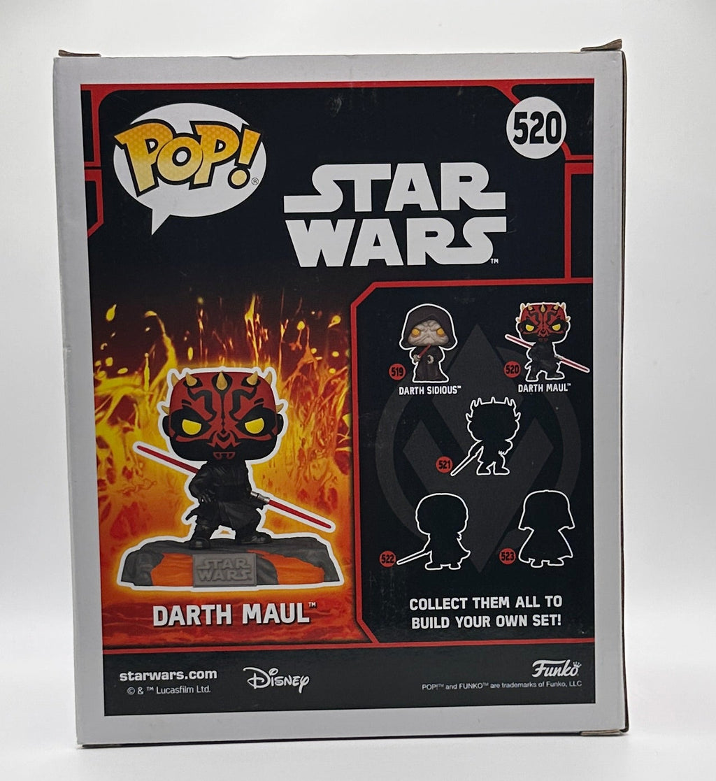 POP! —Star Wars—Red Saber Series Volume 1: Darth Maul #520—(GITD)(Gamestop Exclusive)