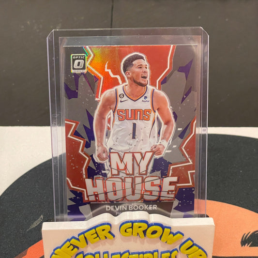 2022-23 Optic Basketball Devin Booker My House Purple Prizm