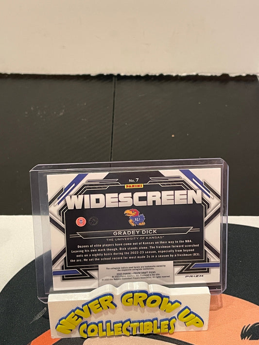 2022-23 Prizm Draft Picks Grady Dick Widescreen Prizm