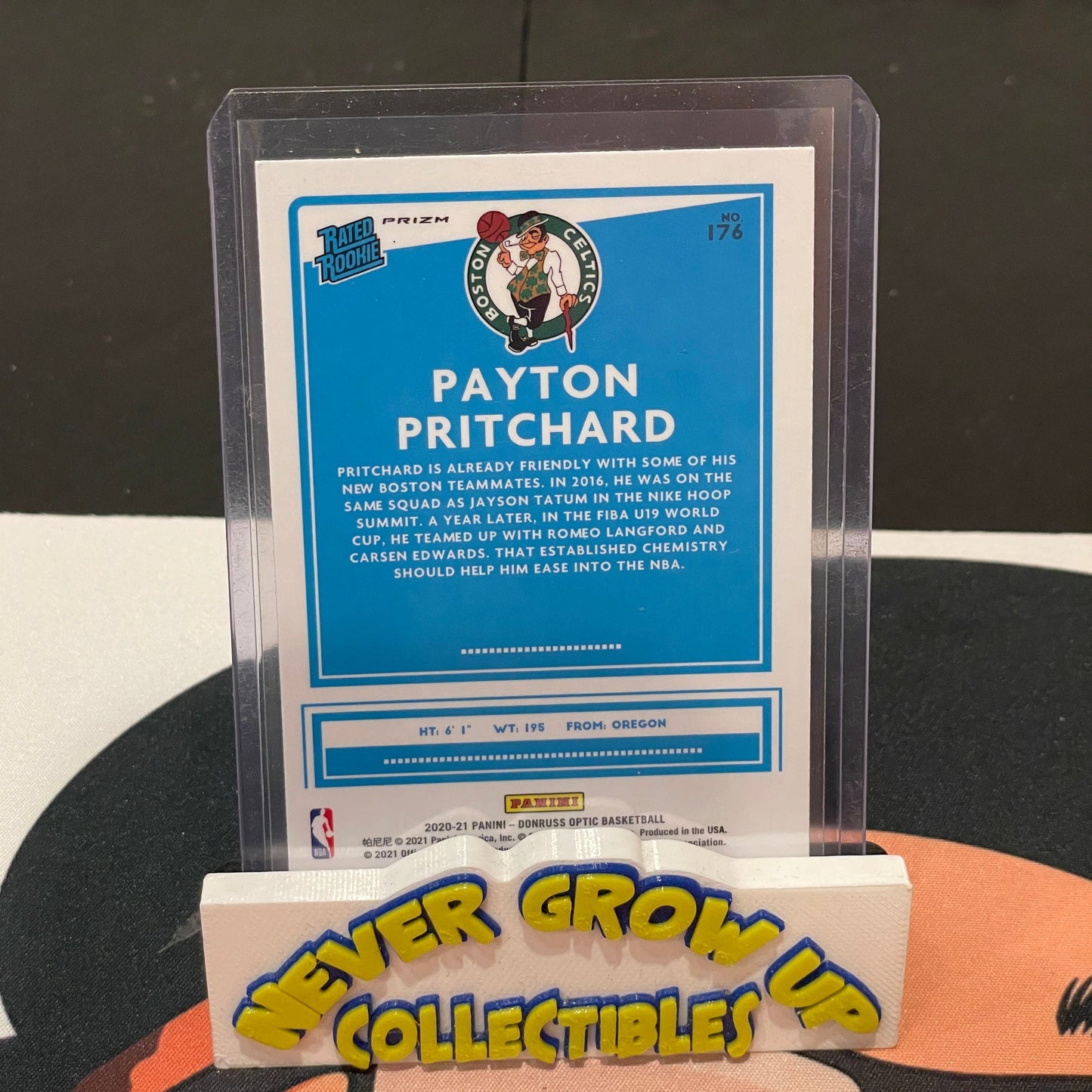 2020-21 Donruss Optic Payton Pritchard Blue Velocity RC