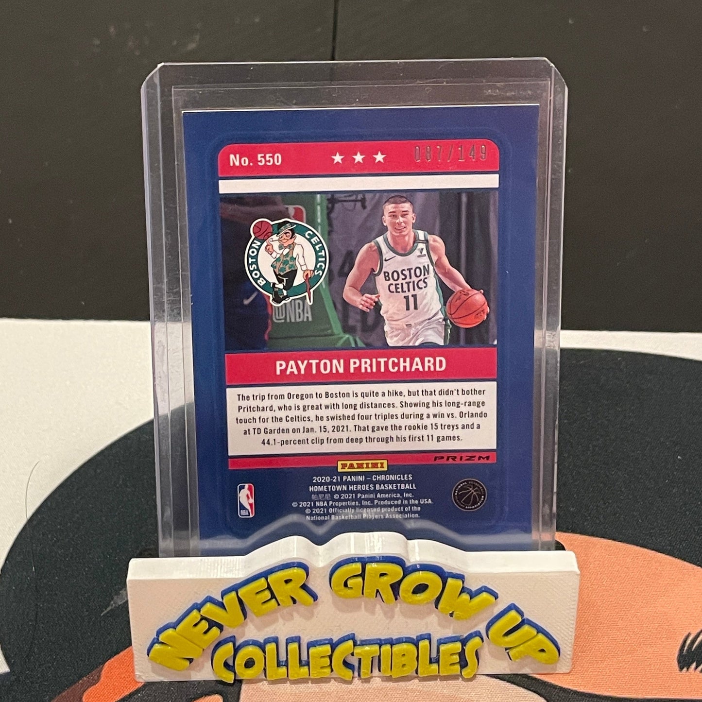 2020-21 Chronicles Payton Pritchard /149 RC Hometown Heroes