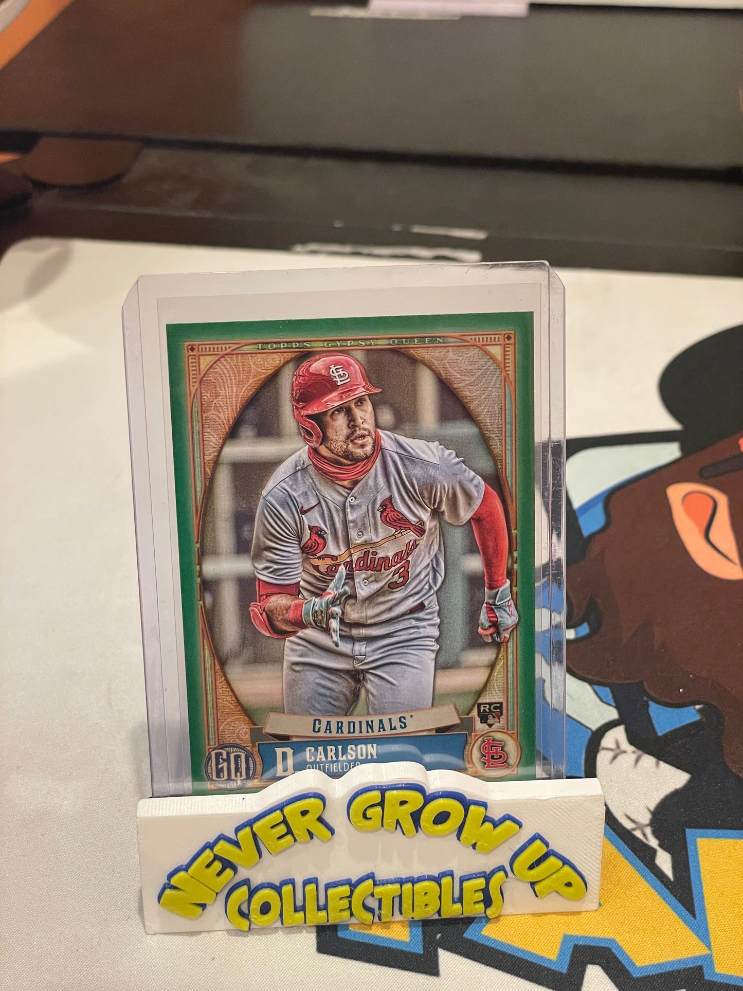 2021 Gypsy Queen Baseball Dylan Carlson Green RC