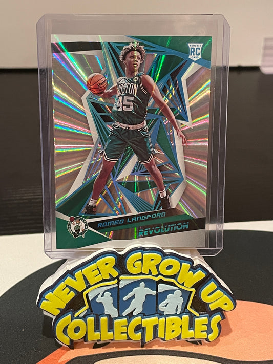 2019-20 Revolution Romeo Langford /75 Sunburst RC SP