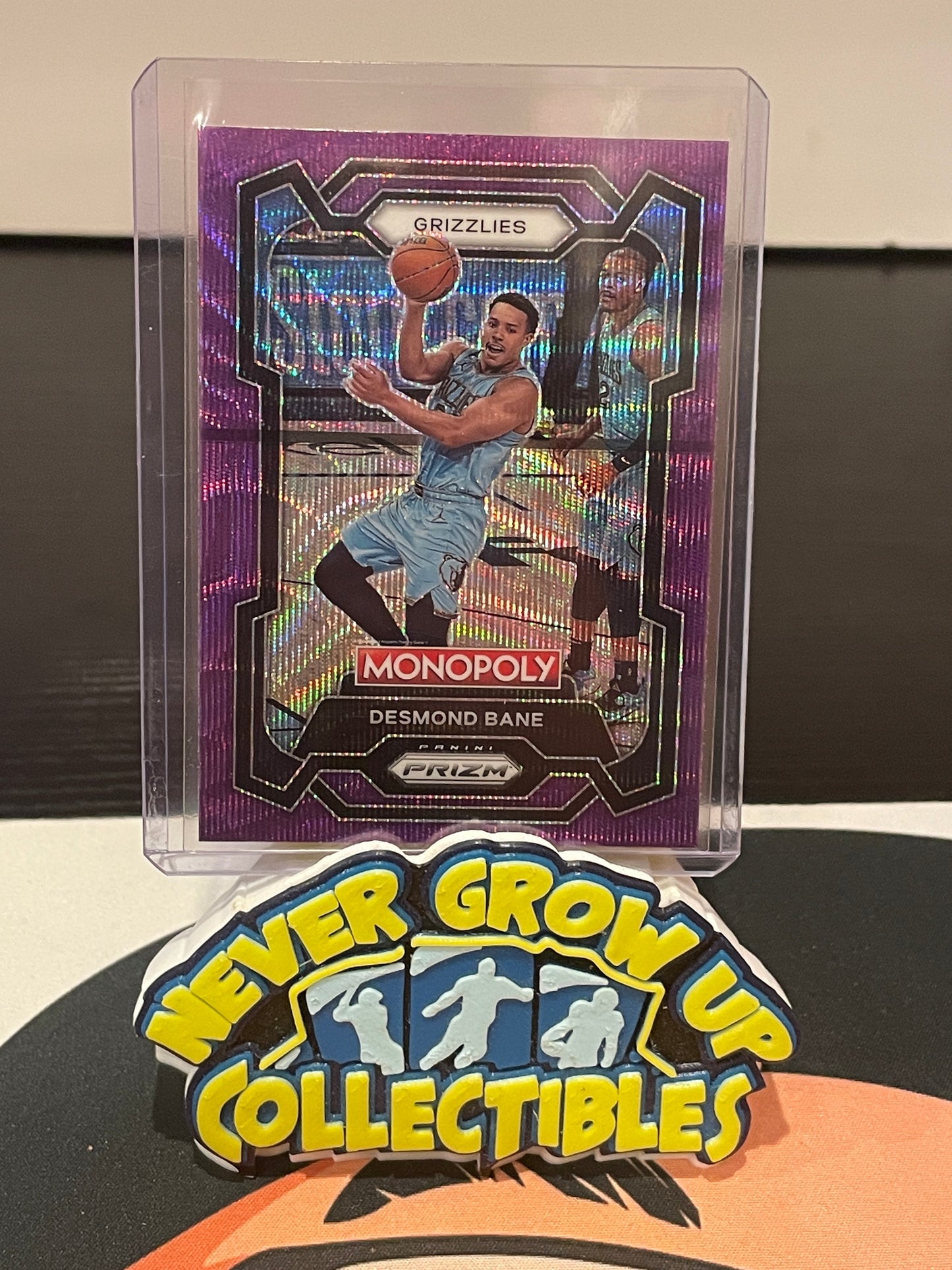 2023-24 Prizm Monopoly Desmond Bane Purple Wave