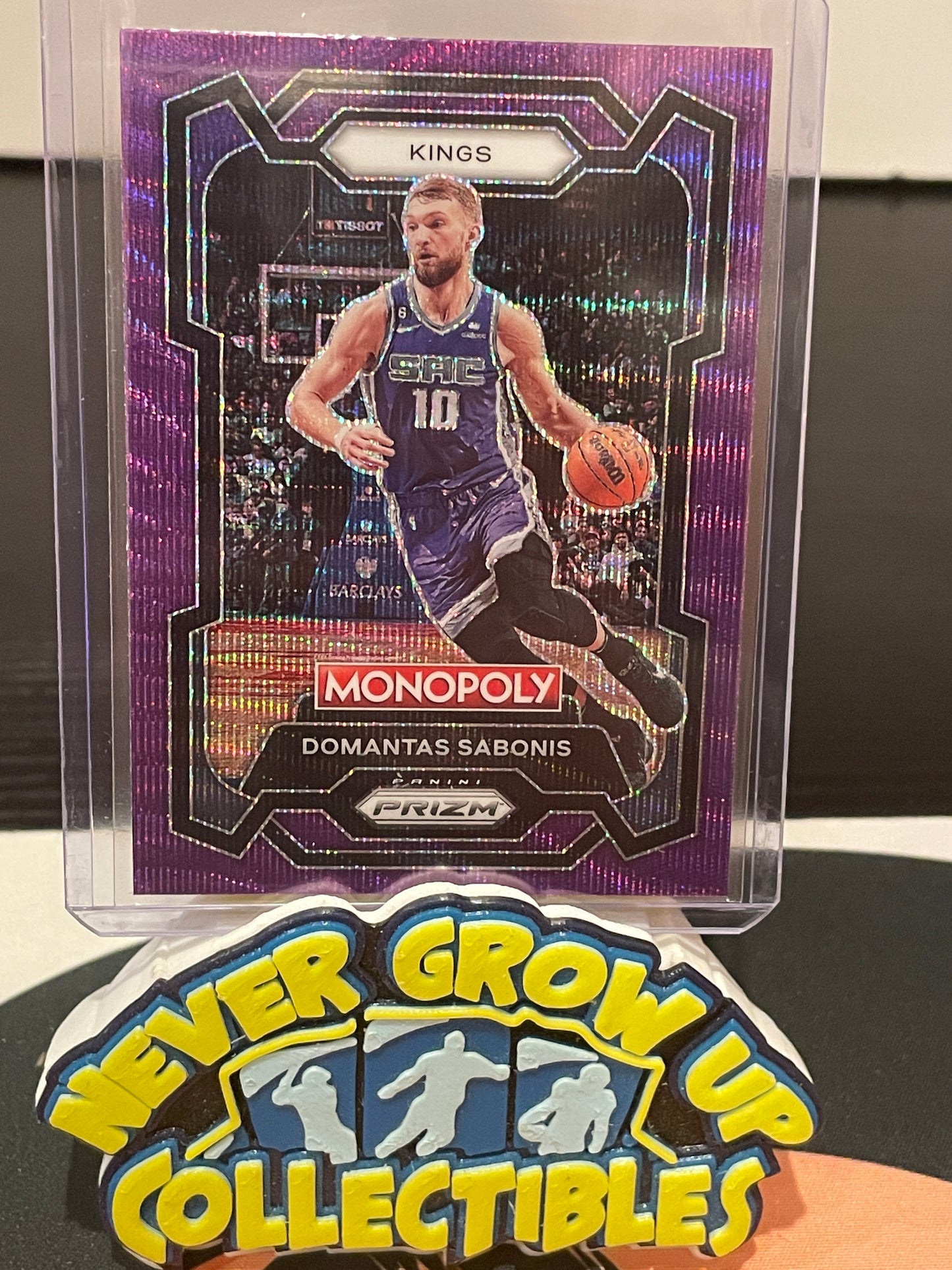 2023-24 Prizm Basketball Monoply Domantas Sabonis Purple