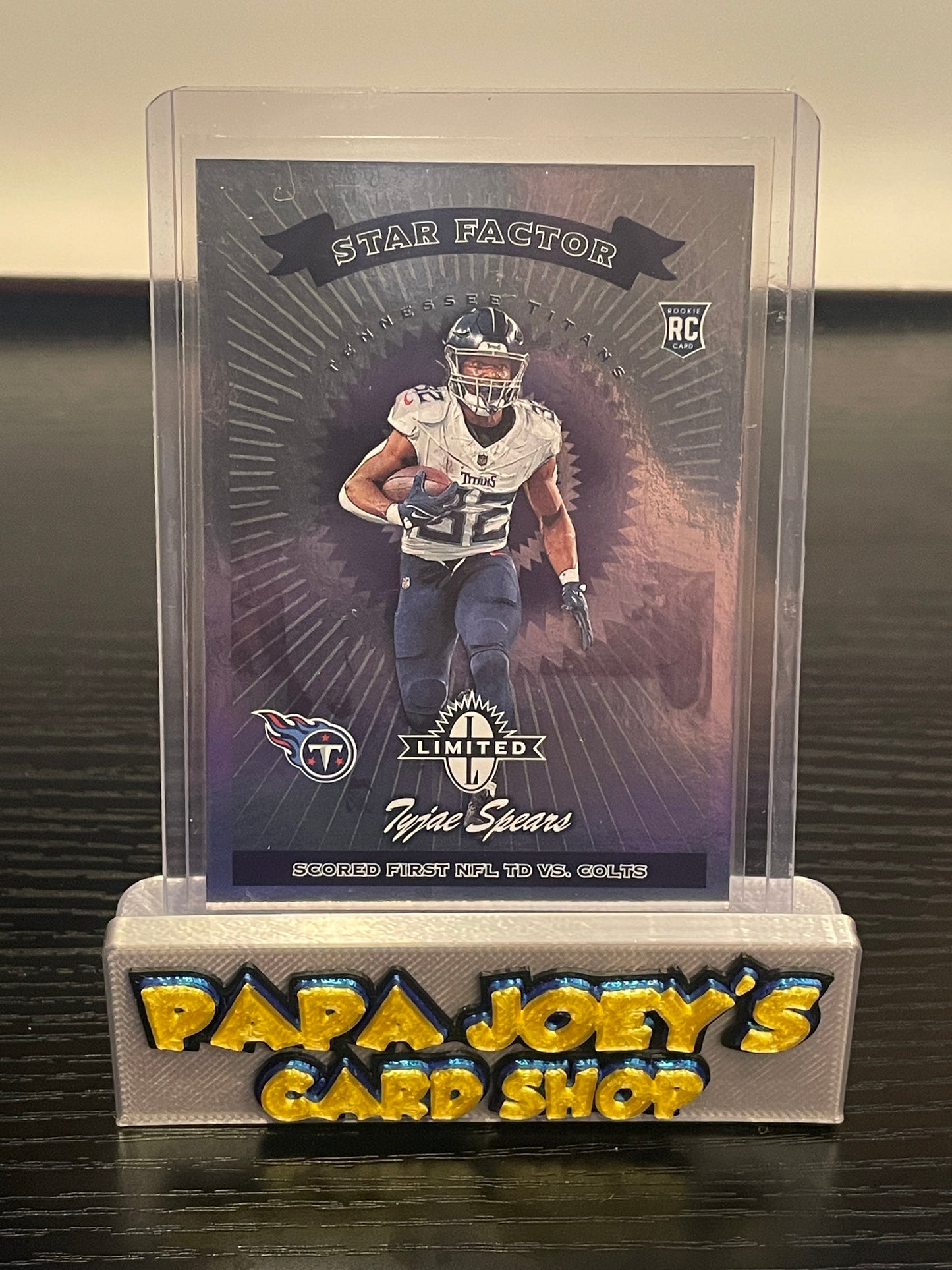 2023 Limited Football Tyjae Spears Star Factor RC