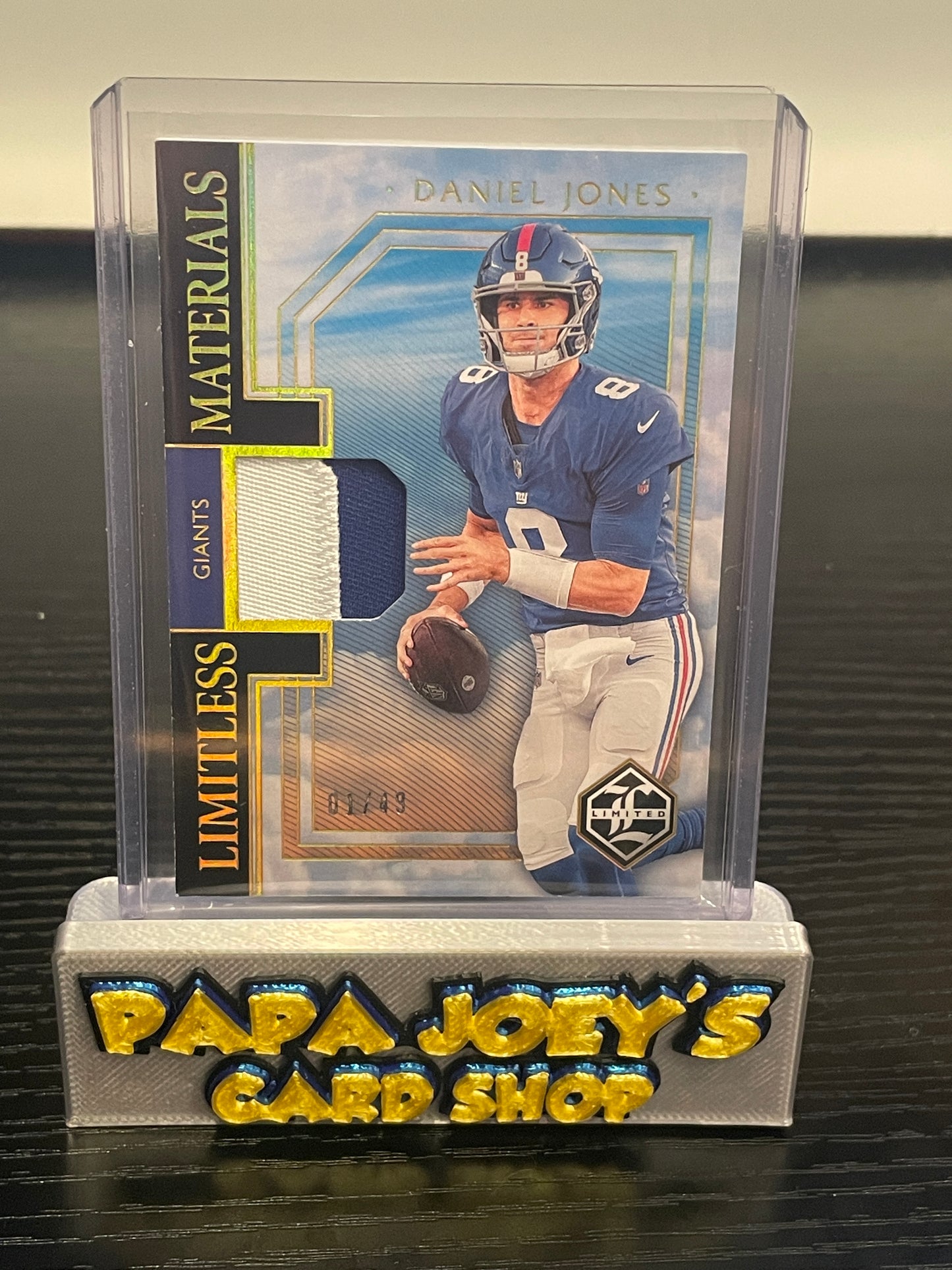 2023 Limited Football Daniel Jones Relic /49