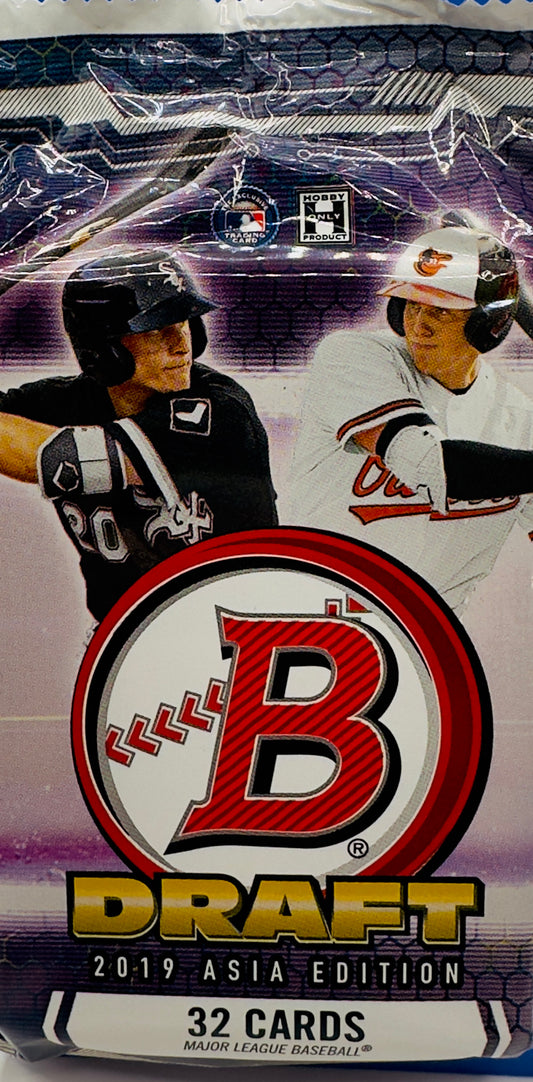 2019 Bowman Draft Baseball Asia Edition Hobby Pack