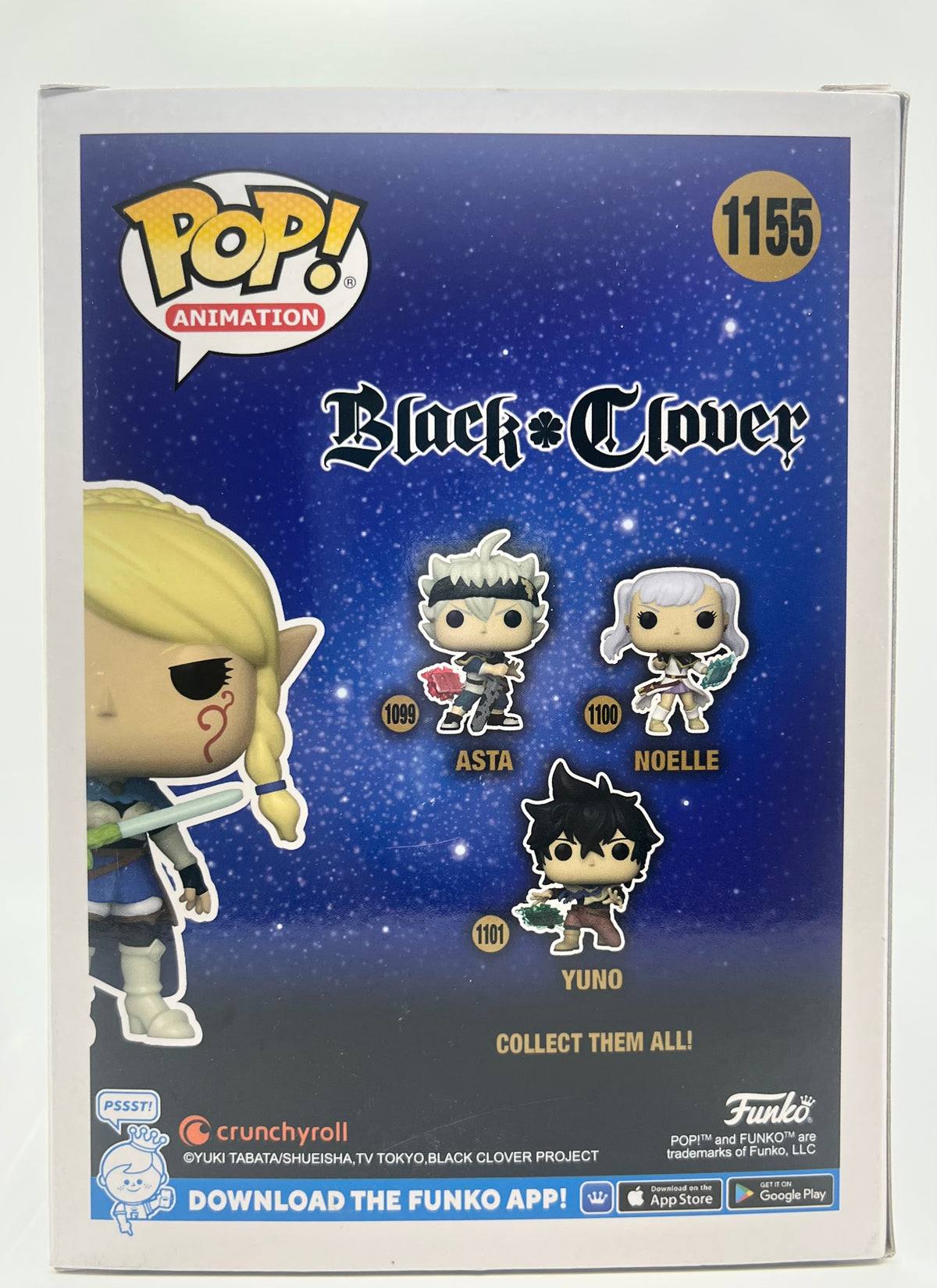 POP!Animation—Black Clover—Charlotte(Charla) #1155 (Limited Edition Glow Chase) (Funko Special Edition)