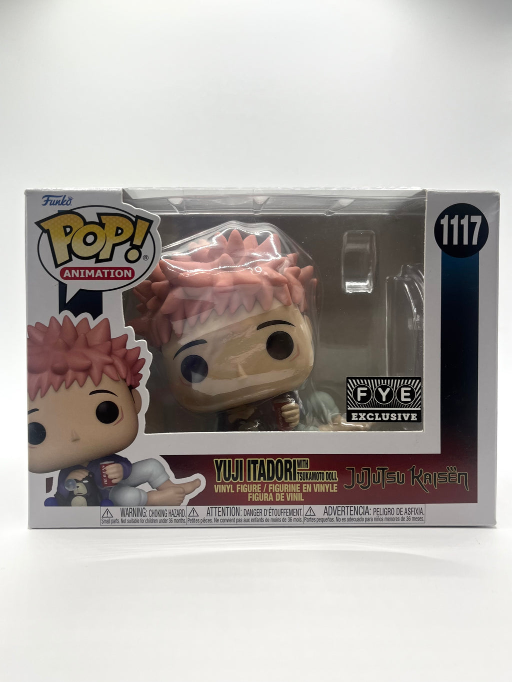 POP!Animation—Jujutsu Kaisen—Yuji Itadori with Tsukamoto Doll #1117 (FYE exclusive)