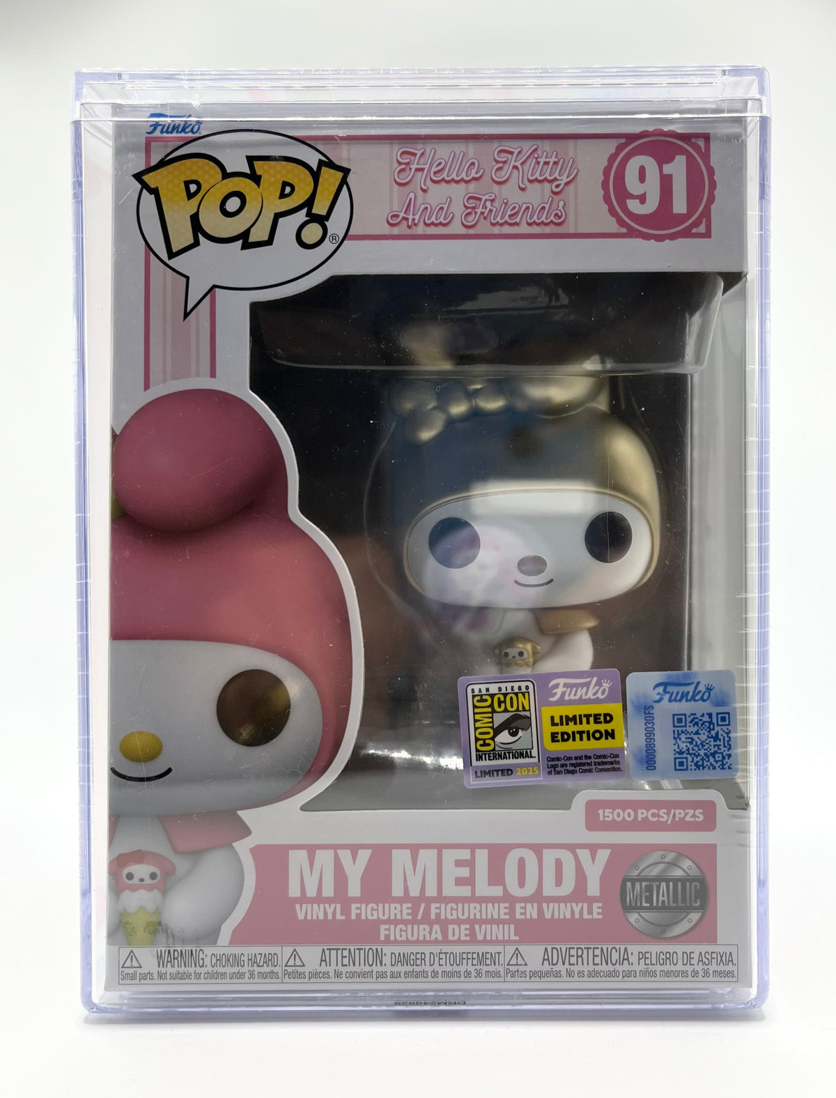 POP!—Hello Kitty and Friends—My Melody (Metalic) #91 (SDCC 2025 Limited Edition)