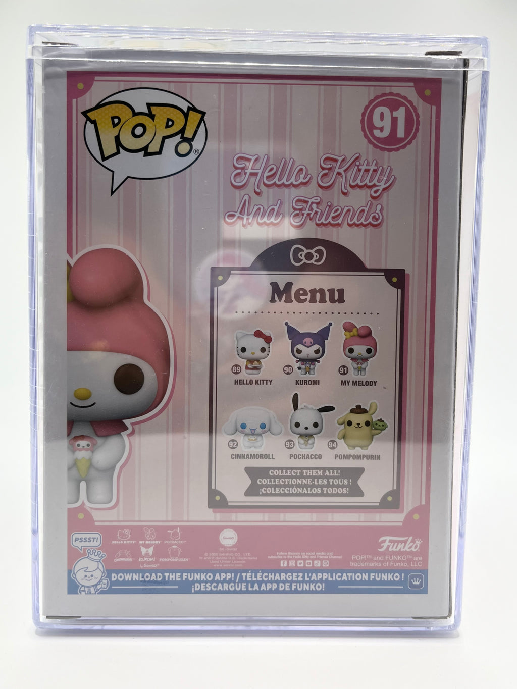POP!—Hello Kitty and Friends—My Melody (Metalic) #91 (SDCC 2025 Limited Edition)