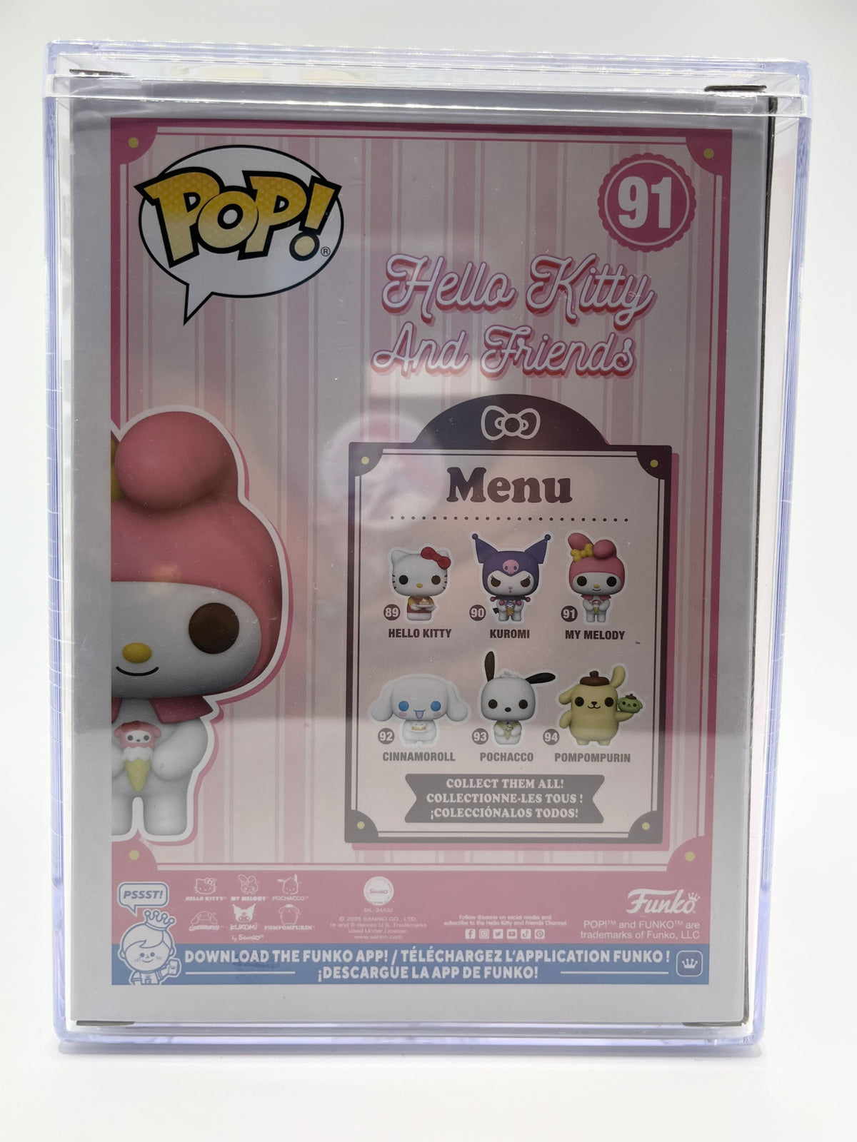 POP!—Hello Kitty and Friends—My Melody (Metalic) #91 (SDCC 2025 Limited Edition)