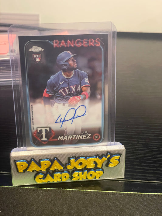 2024 Topps Chrome Baseball J.P Martinez Auto RC